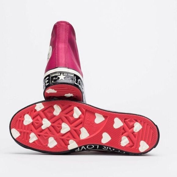 CONVERSE CHUCK 70 HI "LOVE GRAPHIC" 563472C Womens 10.5 Mens 8.5 US 42 EUR RED - Picture 9 of 10